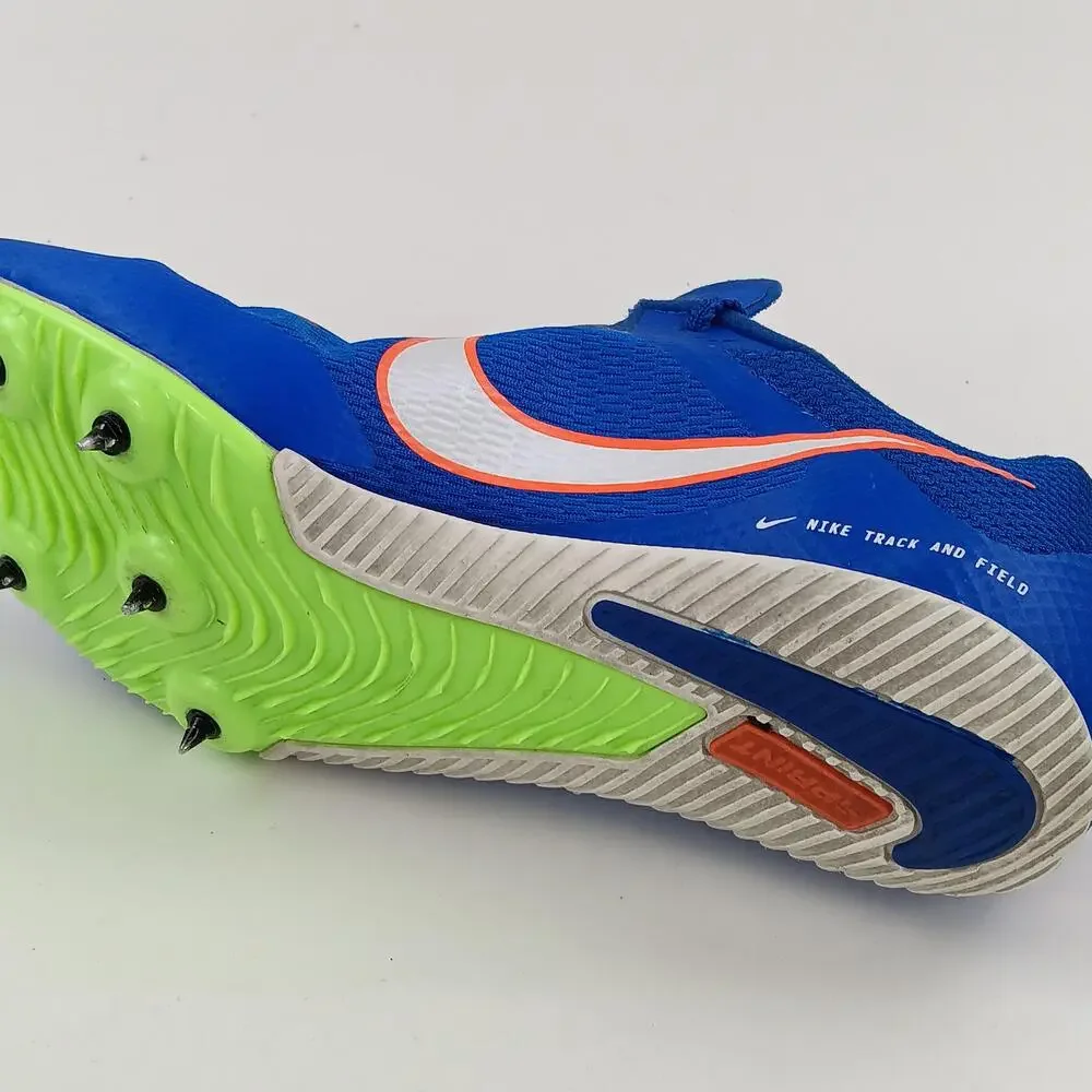 Nike Rival Sprint Track Spikes Shoes Mens Size 5.5 Blue Racing DC8753-401